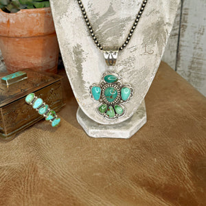 The Verde Sonoran Turquoise Thunderbird Pendant