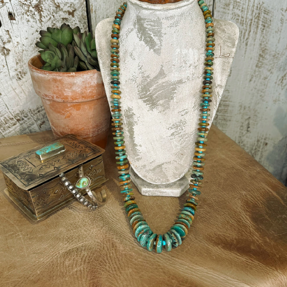 The Graduated Verde Turquoise Necklace