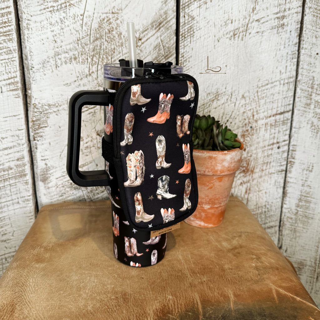 Black Cowgirl Boots~ Pouch