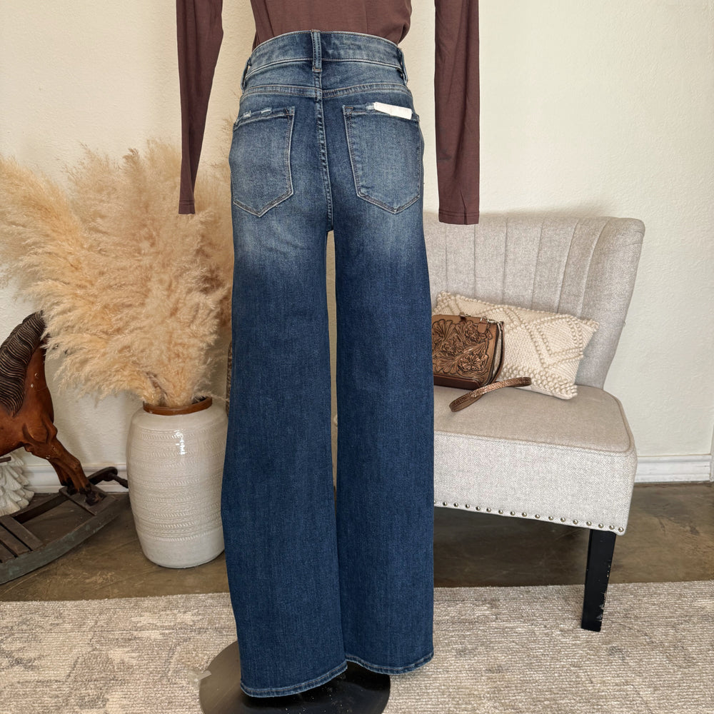 The Kinsey~ Dark Wash, Straight Leg Jeans
