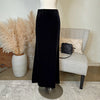 The Black Velvet Maxi Skirt