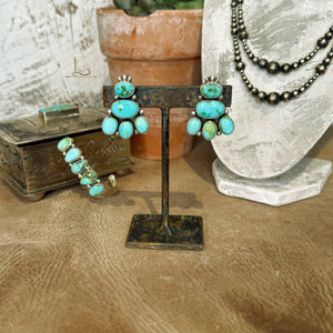 The Sonoran Turquoise Cluster Earrings