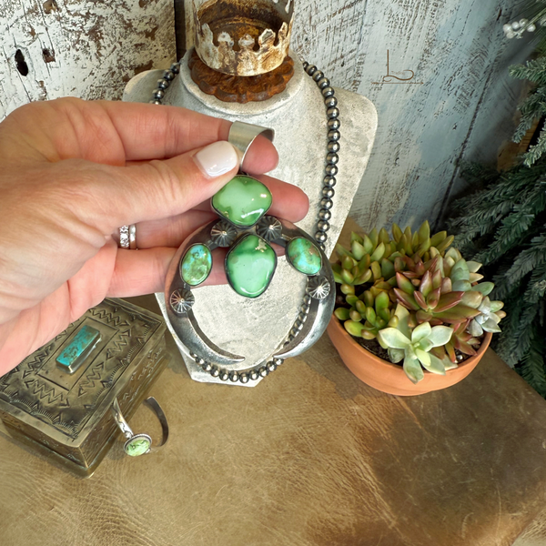 The Sonoran Turquoise Naja Pendant