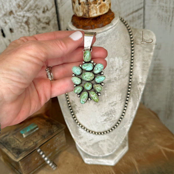 Sonoran Turquoise Cluster Pendant