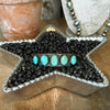 The Sonoran Turquoise Stamped Sterling Silver Cuff