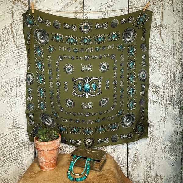 Turqs & Conchos Silk Shorty Wild Rag