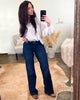 The Gentry ~ High Rise Slim Flare Denim