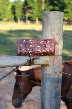Antonio Tooled Clutch w/ Ivory Inlay - L Trading
