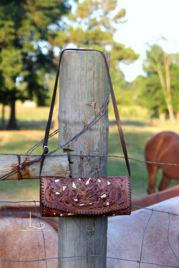 Antonio Tooled Clutch w/ Ivory Inlay - L Trading