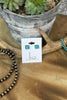Turquoise Square Studs - L Trading