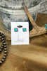 Turquoise Square Studs - L Trading