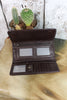 Antonio Tooled Leather Wallet in Brown