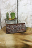 Antonio Tooled Leather Wallet in Brown