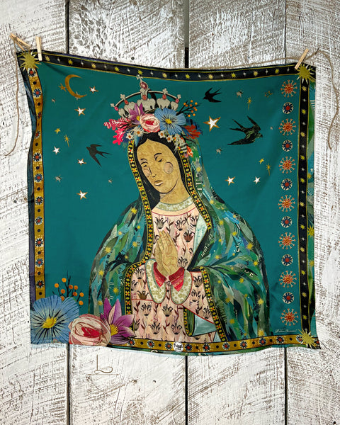 Lady of Guadalupe ~ Shorty Silk Wild Rag