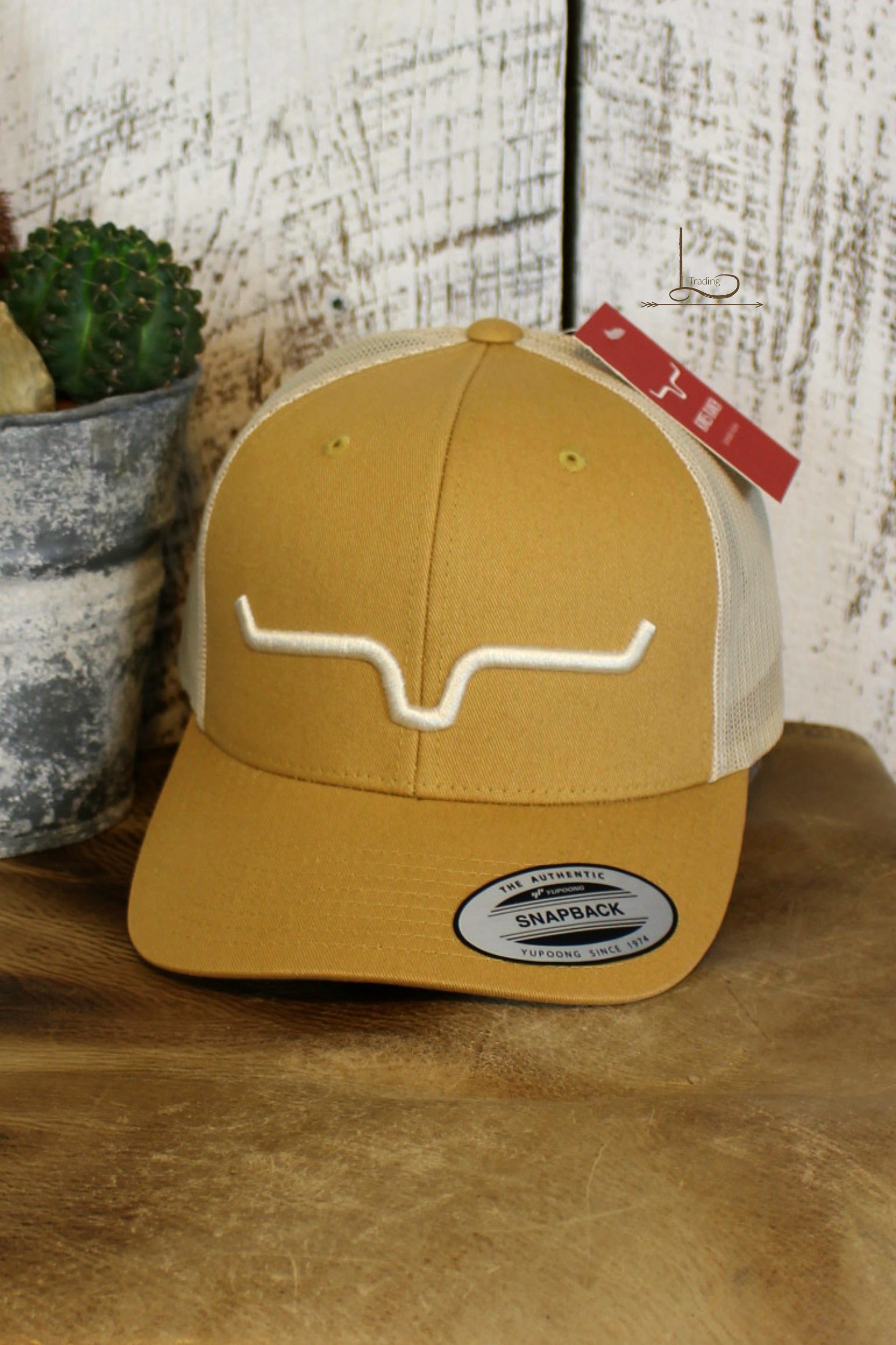 Ranch Patch | Brown & Mesh Beige | Yellow logo